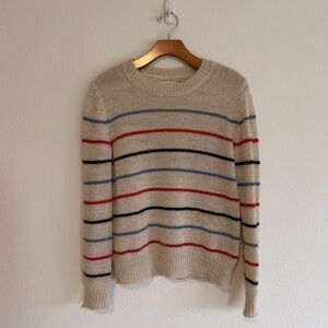 Isabel Marant Striped Alpaca/Wool Beige Sweater size 40